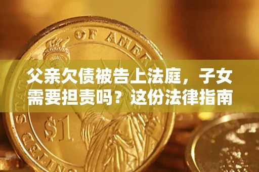 武汉父亲欠债被告上法庭，子女需要担责吗？这份法律指南必须看完