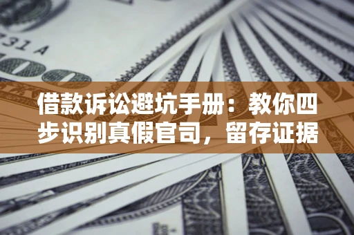 武汉借款诉讼避坑手册：教你四步识别真假官司，留存证据不踩雷