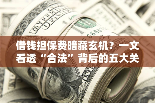 武汉借钱担保费暗藏玄机？一文看透“合法”背后的五大关键陷阱