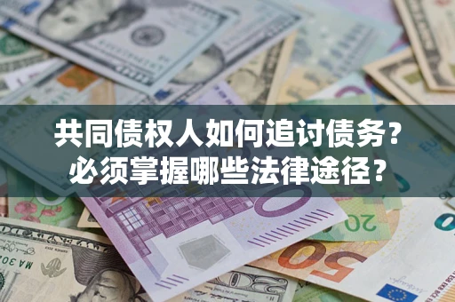 武汉共同债权人如何追讨债务？必须掌握哪些法律途径？