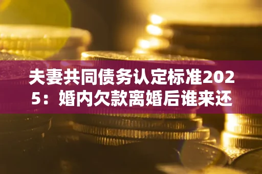 武汉夫妻共同债务认定标准2025:婚内欠款离婚后谁来还? 武汉夫妻共同债务认定标准2025:婚内欠款离婚后谁来还?
