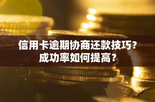 武汉信用卡逾期协商还款技巧？成功率如何提高？