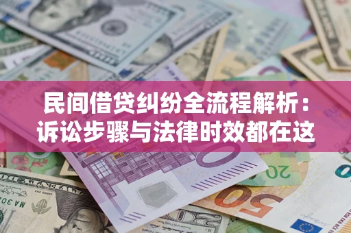 武汉民间借贷纠纷全流程解析：诉讼步骤与法律时效都在这儿了