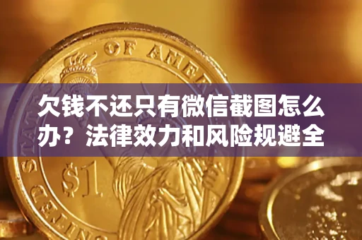 武汉欠钱不还只有微信截图怎么办？法律效力和风险规避全解析