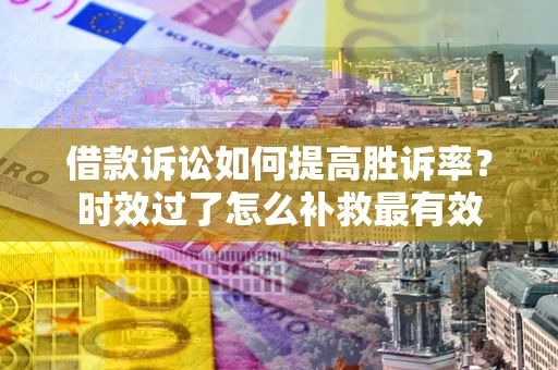 武汉借款诉讼如何提高胜诉率？时效过了怎么补救最有效
